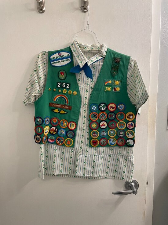 GSUSA Other - Complete 1990s Girl Scout Junior uniform with skirt